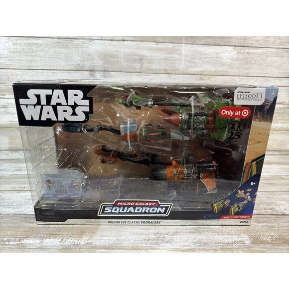 Star Wars Micro Galaxy Squadron Boonta Eve‎ Classic Podracer Target New Mint - Picture 1 of 4